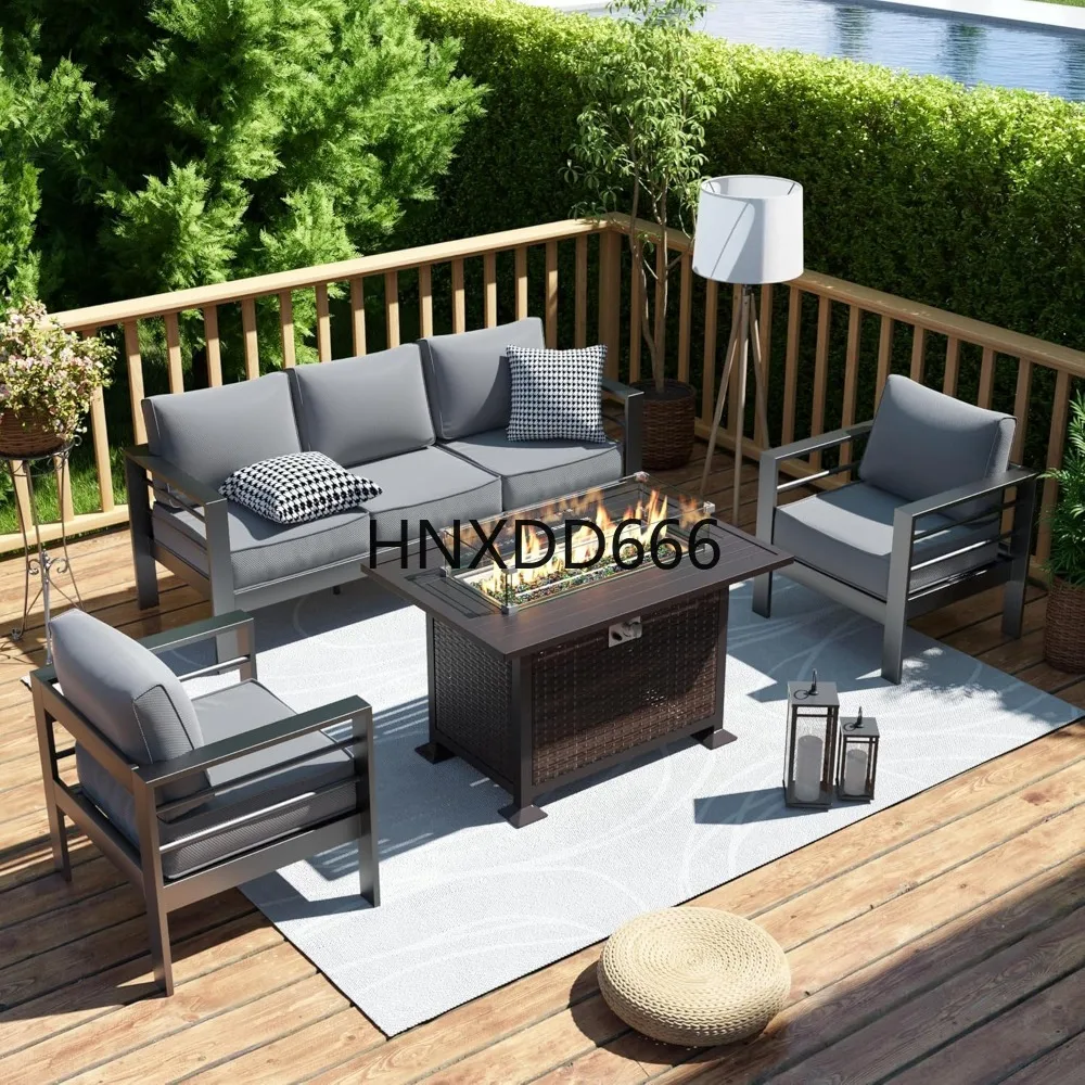 Outdoor Furniture Fire Table - Conjunto de Muebles de Patio con