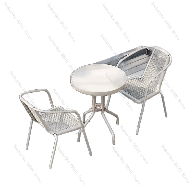 Outdoor Furniture Table And Chairs - Conjunto de Mesa Plegable para Balcón