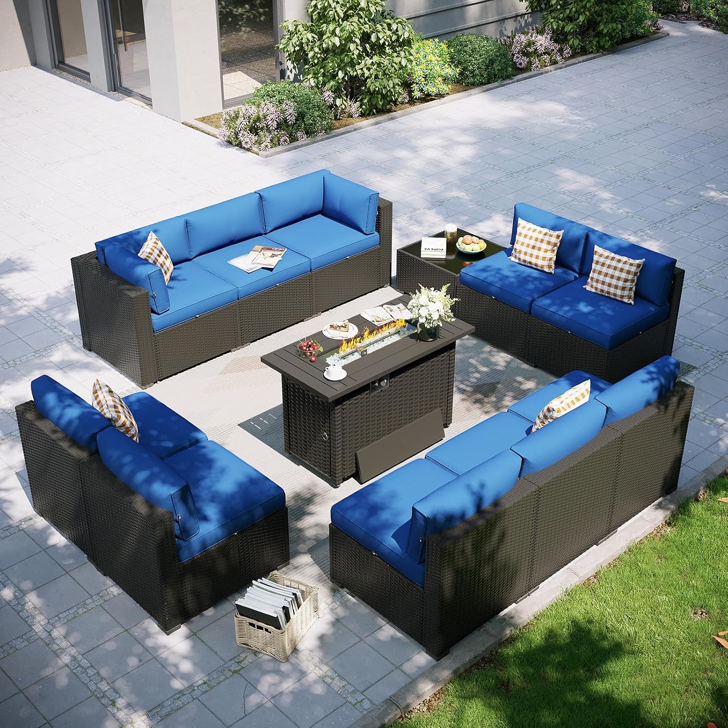 Outdoor Furniture Fire Table - Conjunto de muebles para patio con