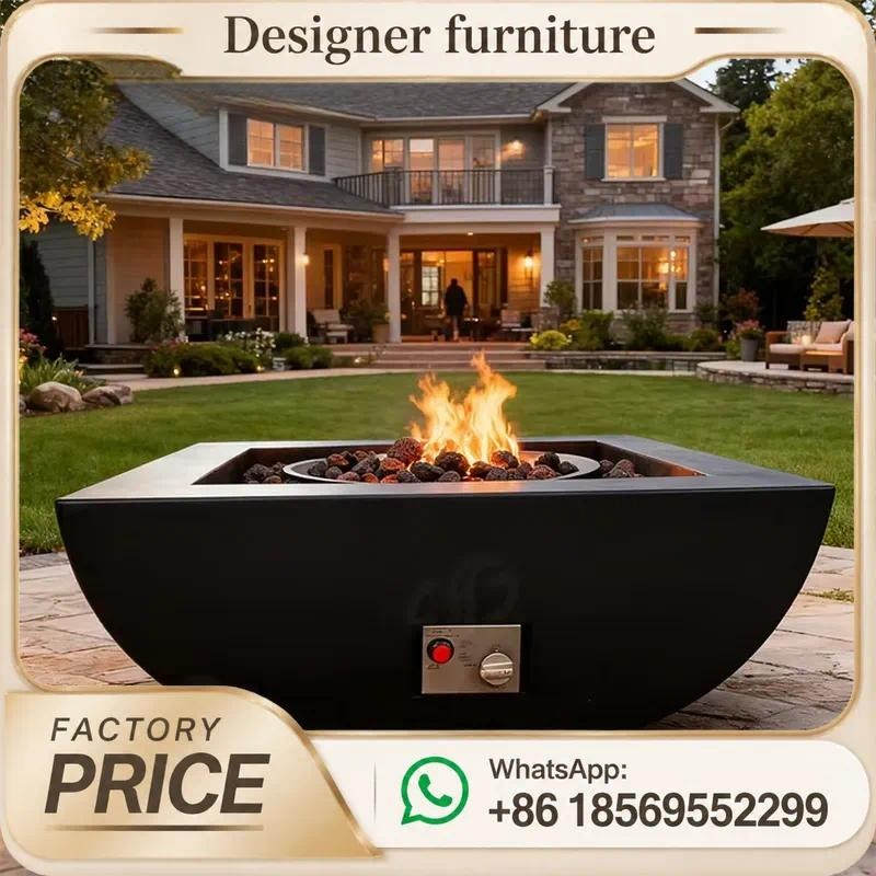 Outdoor Furniture Fire Table - Mesa de fuego a gas para