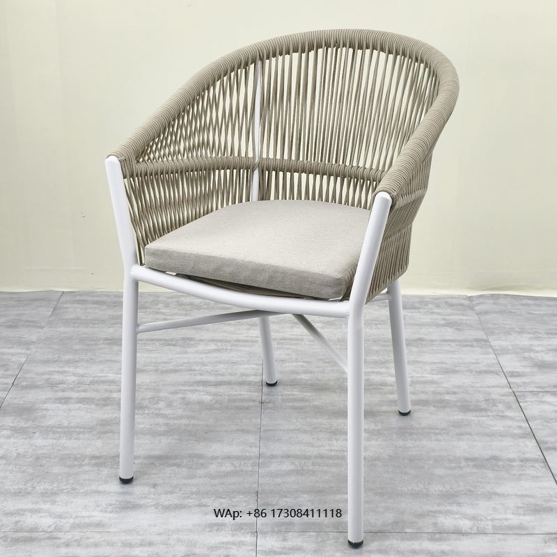 Outdoor Furniture Hotel - Sillón Apilable Tradicional de Aluminio para