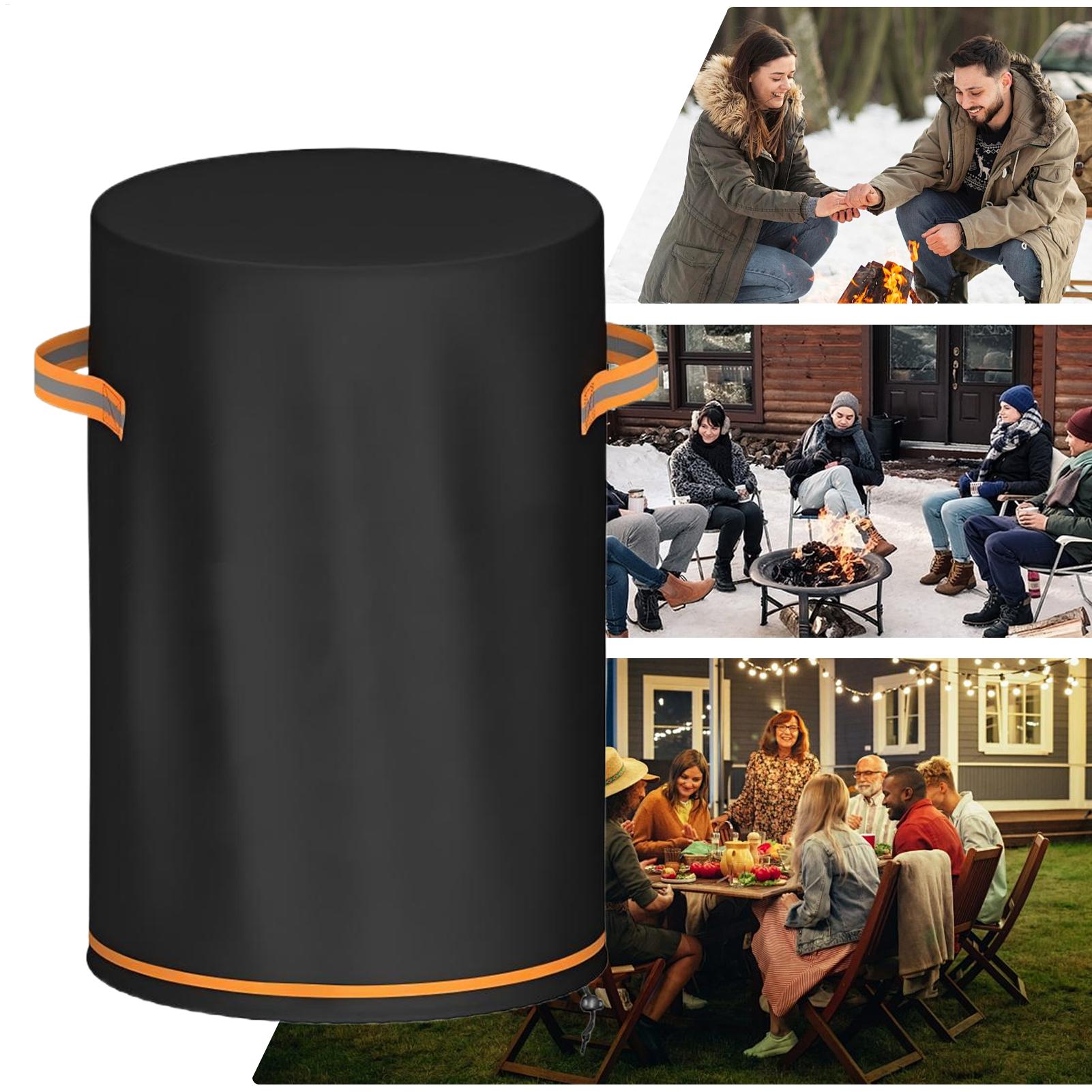 Outdoor Furniture Fire Pit - Funda Protectora para Columna de Chimenea,