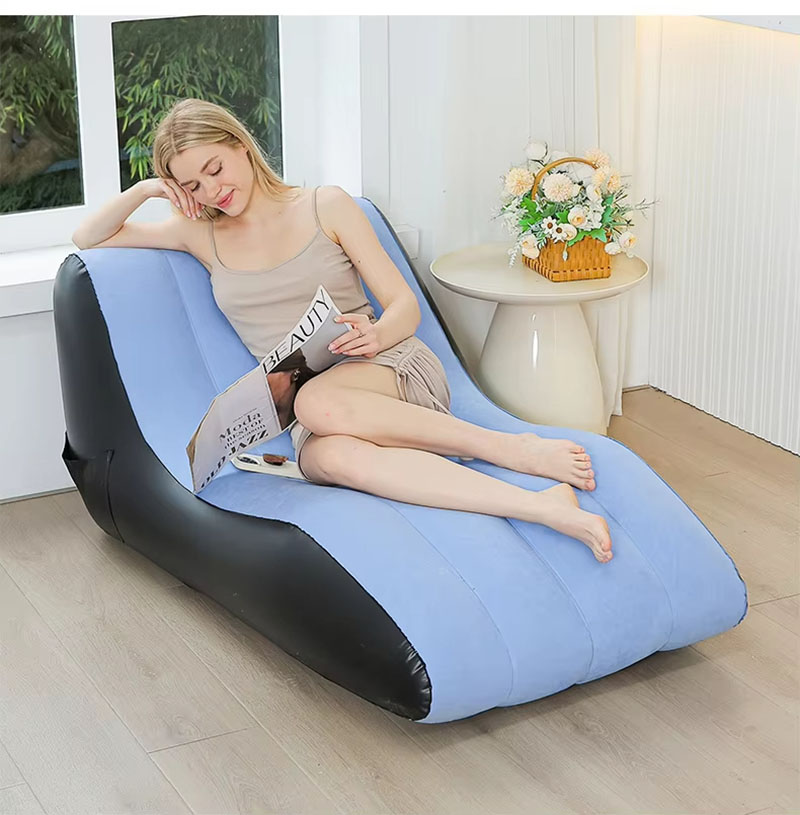 Tumbona inflable, tumbona infl - Deck Chair Lounger reseña y precio