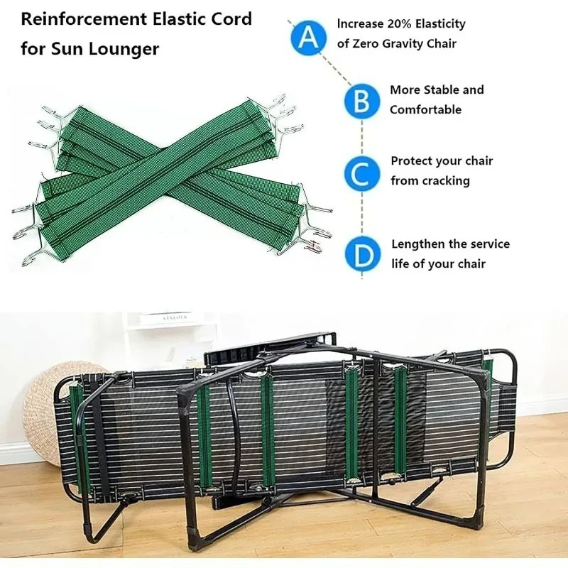 Correa elástica de refuerzo pa - Deck Chair Lounger reseña y precio