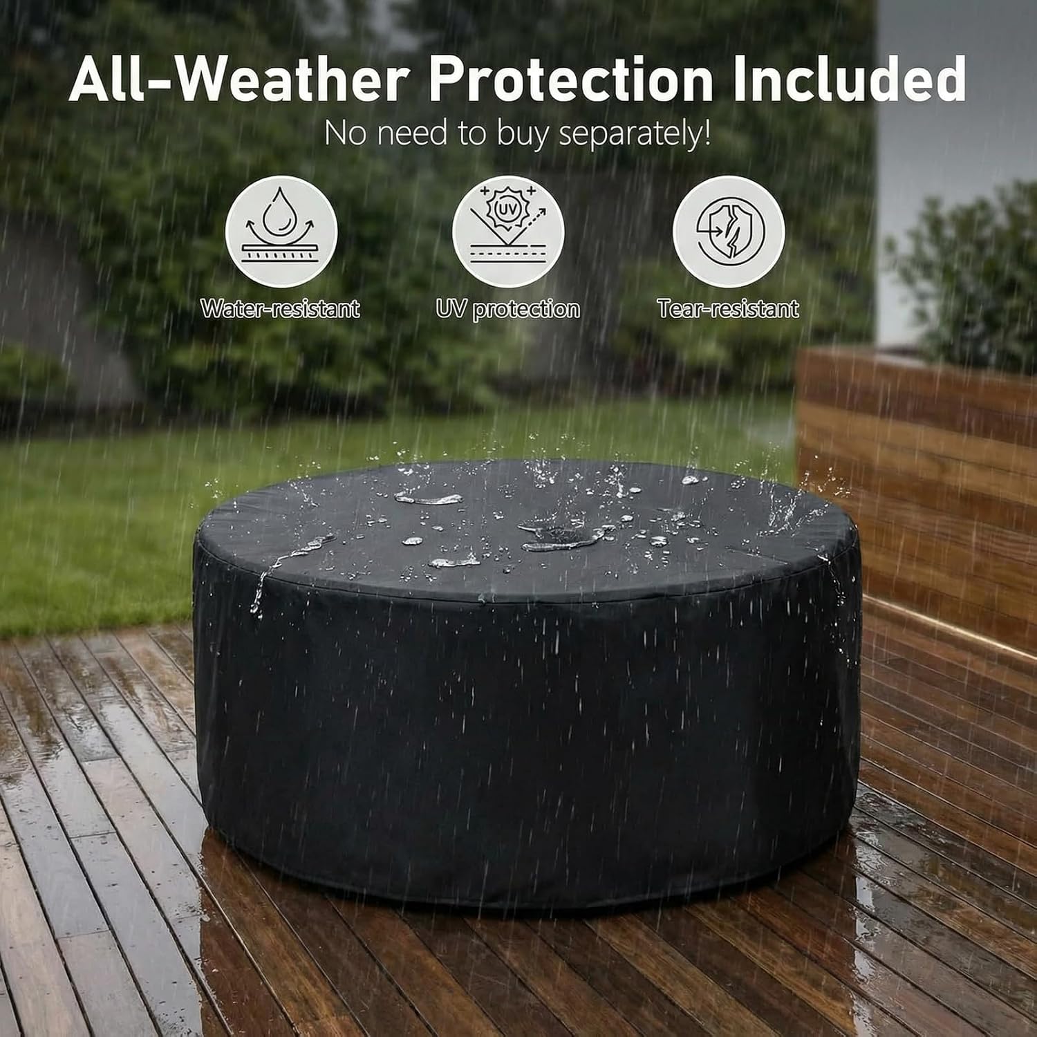 Juego de fogón de propano redo - Outdoor Furniture Fire Table reseña y precio