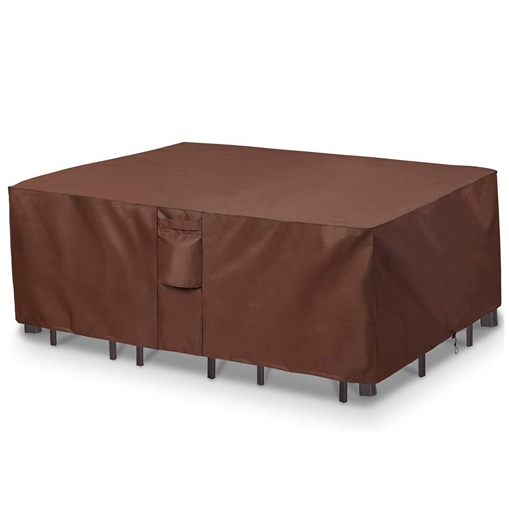 Marrón 420D HEAVY DUTY Cubiert - Outdoor Furniture Table And Chairs reseña y precio