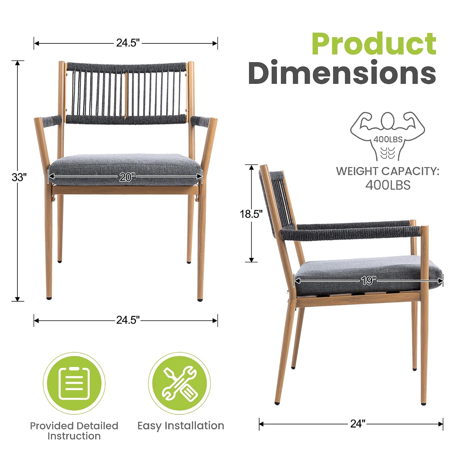 Silla de Comedor para Exterior - Deck Chair Lounger reseña y precio