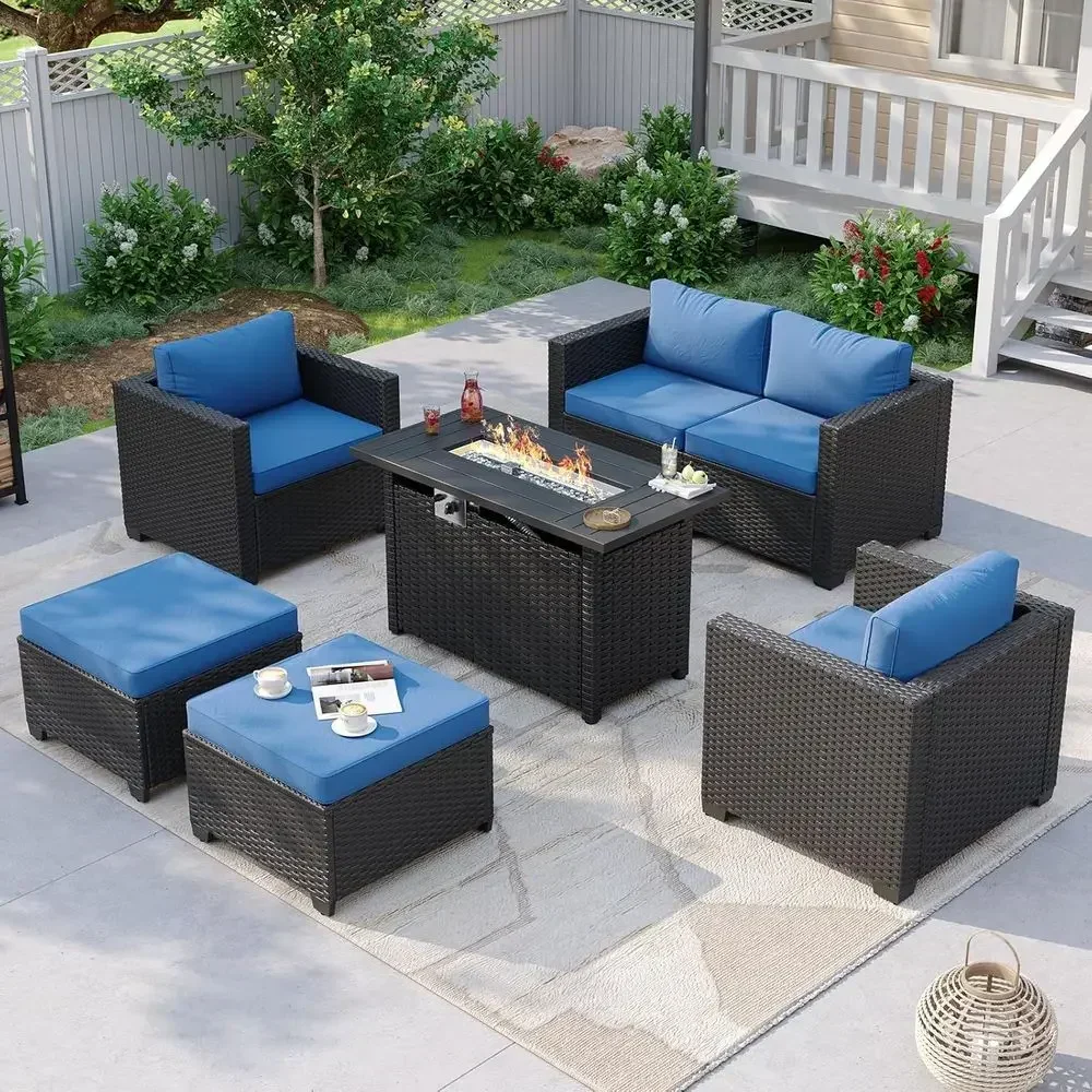 Conjunto de Muebles de Patio p - Outdoor Furniture Fire Table reseña y precio
