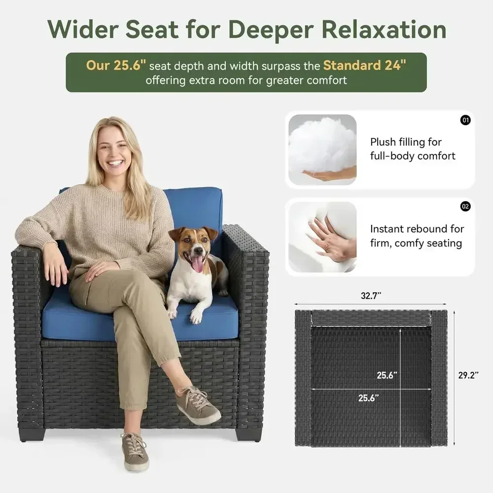 Conjunto de Muebles de Patio p - Outdoor Furniture Fire Table reseña y precio