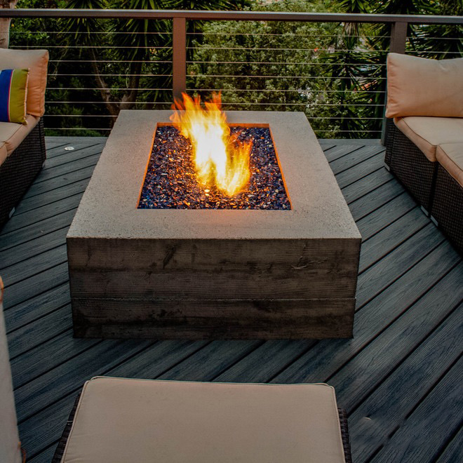 Chimenea de gas moderna de ace - Outdoor Furniture Fire Table reseña y precio