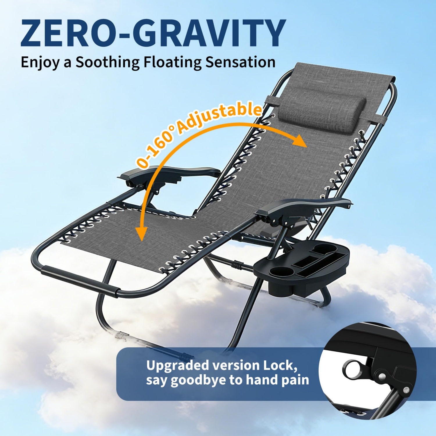 Paquete de 2 sillas Zero Gravi - Deck Chair Lounger reseña y precio
