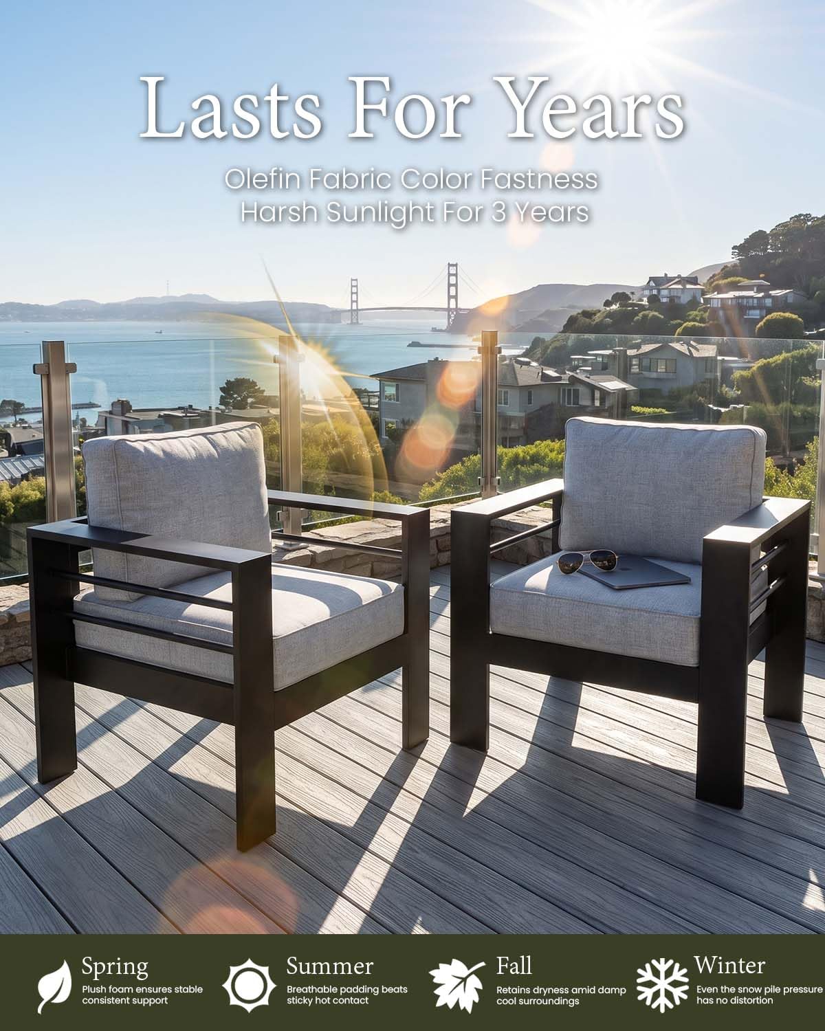 Conjunto de muebles de alumini - Outdoor Furniture Fire Table reseña y precio