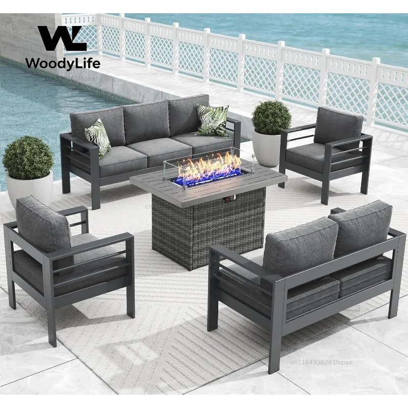 Juego de Muebles de Patio Mode - Outdoor Furniture Fire Table reseña y precio