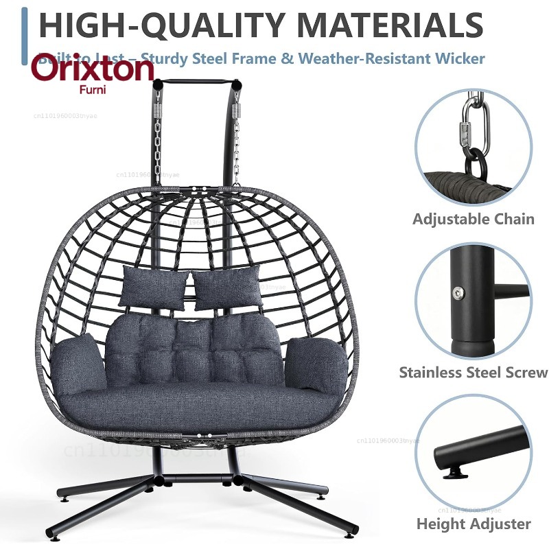 Sillón Colgante Doble con Sopo - Hanging Egg Chair reseña y precio