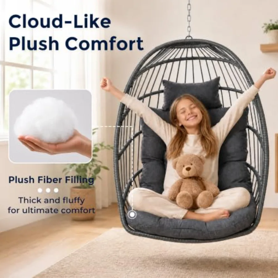 Silla tipo huevo para exterior - Hanging Egg Chair reseña y precio