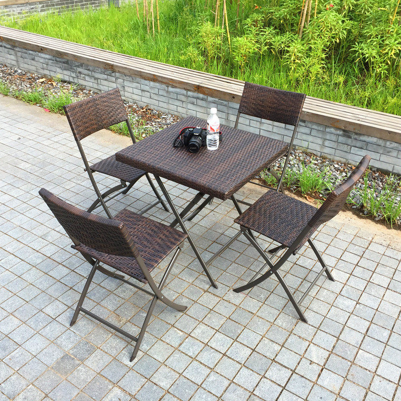 Conjunto de Muebles Plegables  - Outdoor Furniture Table And Chairs reseña y precio