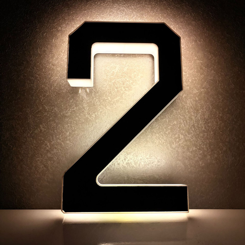 Números de casa iluminados por - Outdoor Furniture Hotel reseña y precio