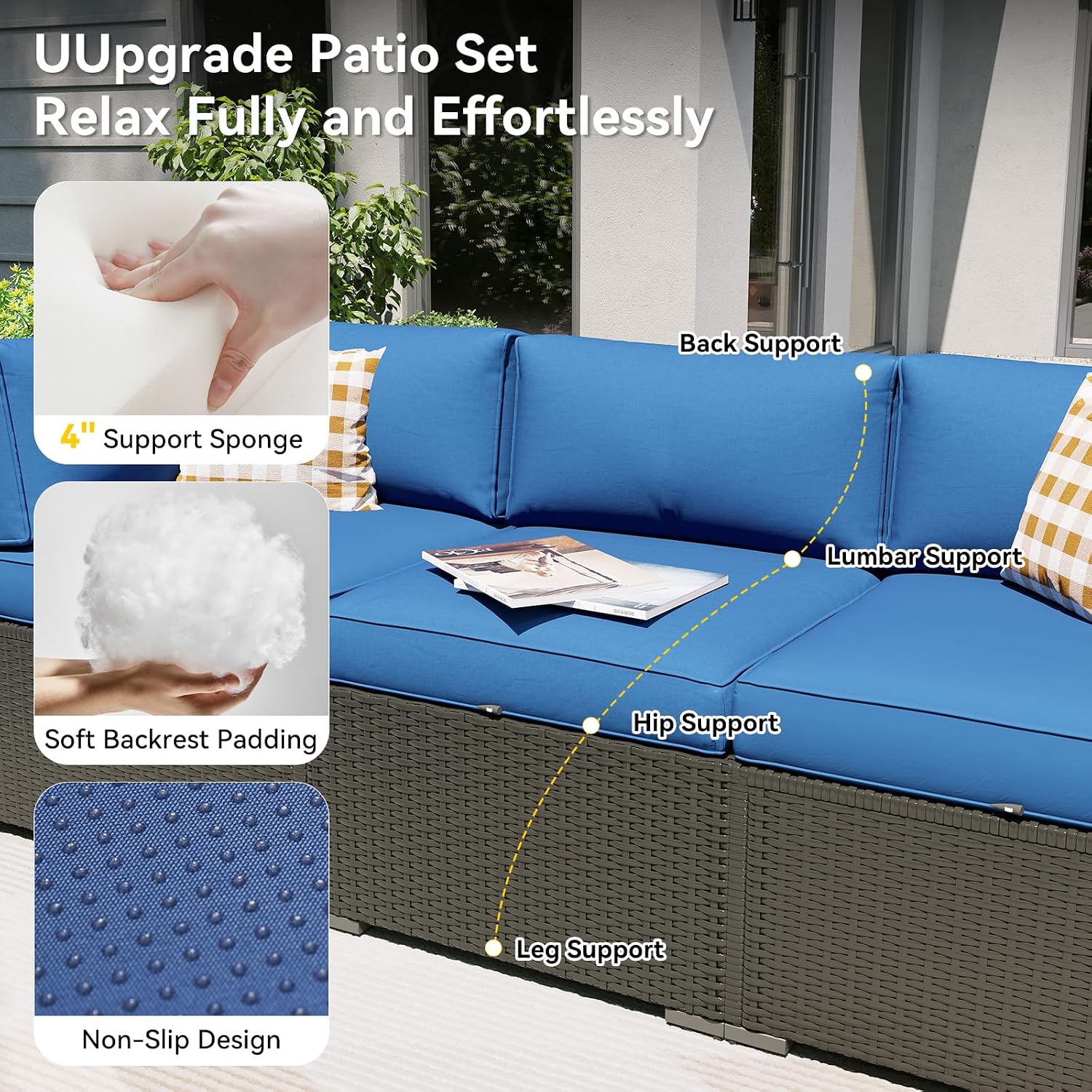 Conjunto de muebles para patio - Outdoor Furniture Fire Table reseña y precio