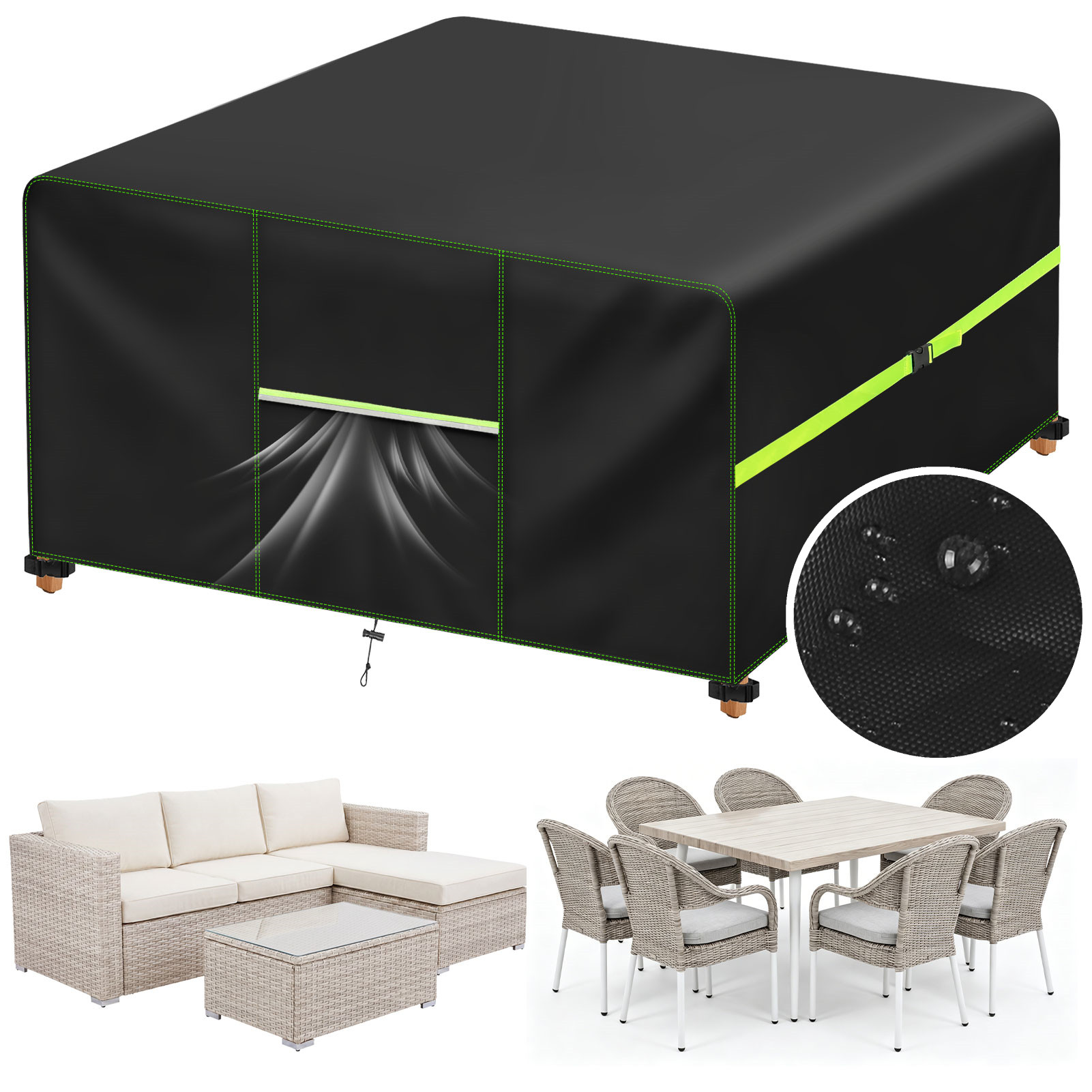 Funda para Muebles de Jardín c - Outdoor Furniture Table And Chairs reseña y precio