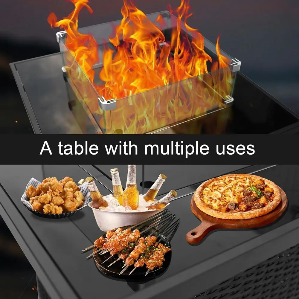 Conjunto de Muebles de Jardín  - Outdoor Furniture Fire Table reseña y precio