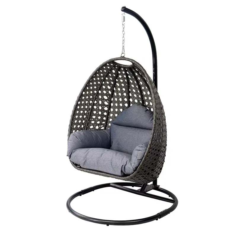 Sillón Colgante de Mimbre con  - Hanging Egg Chair reseña y precio