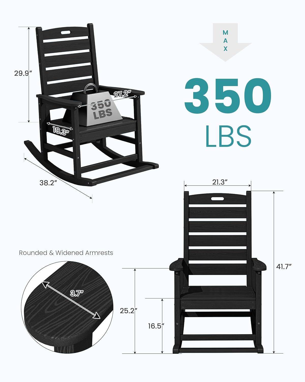 Silla Mecedora de Exterior de  - Deck Chair Lounger reseña y precio