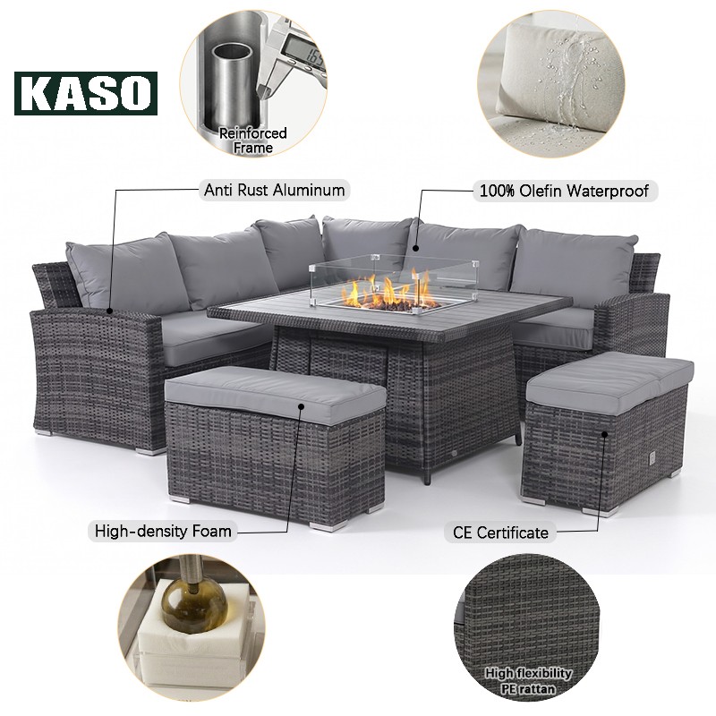 Juego de Muebles de Jardín Mod - Outdoor Furniture Fire Pit reseña y precio