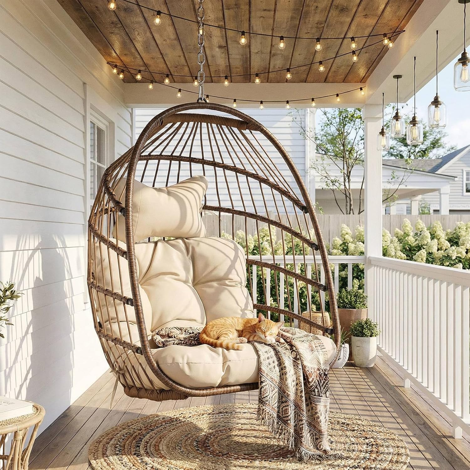 Silla Colgante Tipo Huevo para - Hanging Egg Chair reseña y precio
