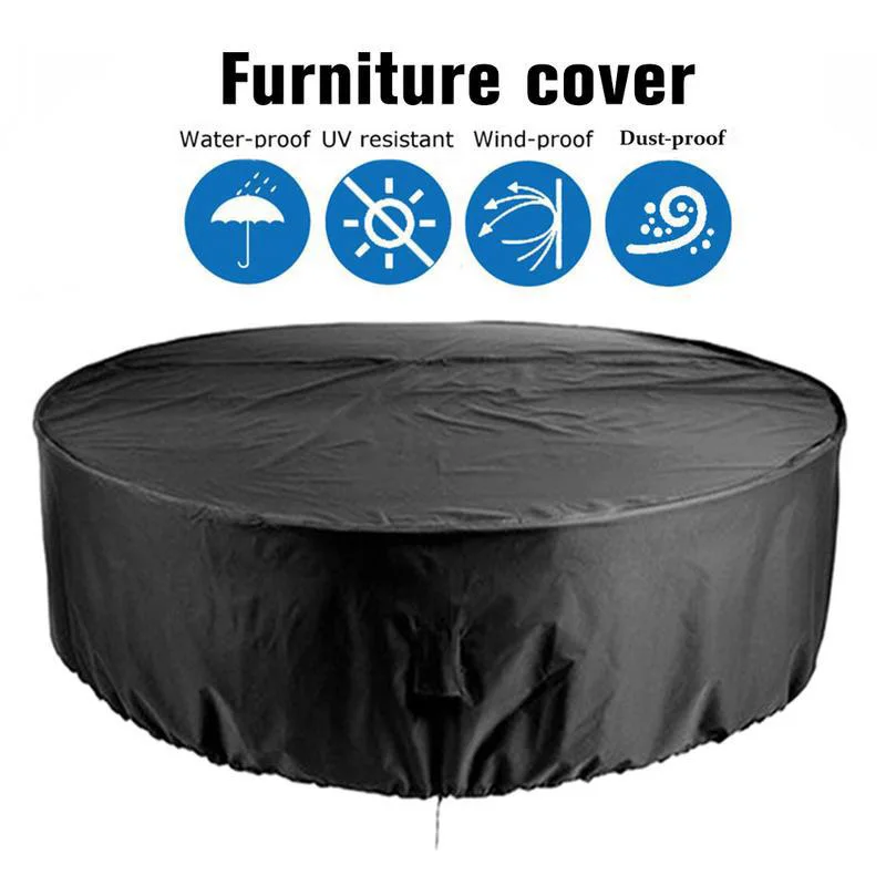Cubierta redonda para fogón De - Outdoor Furniture Fire Pit reseña y precio