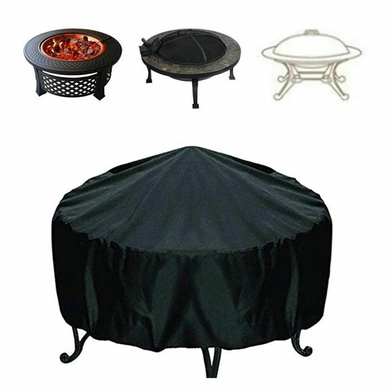 Cubierta redonda para fogón De - Outdoor Furniture Fire Pit reseña y precio