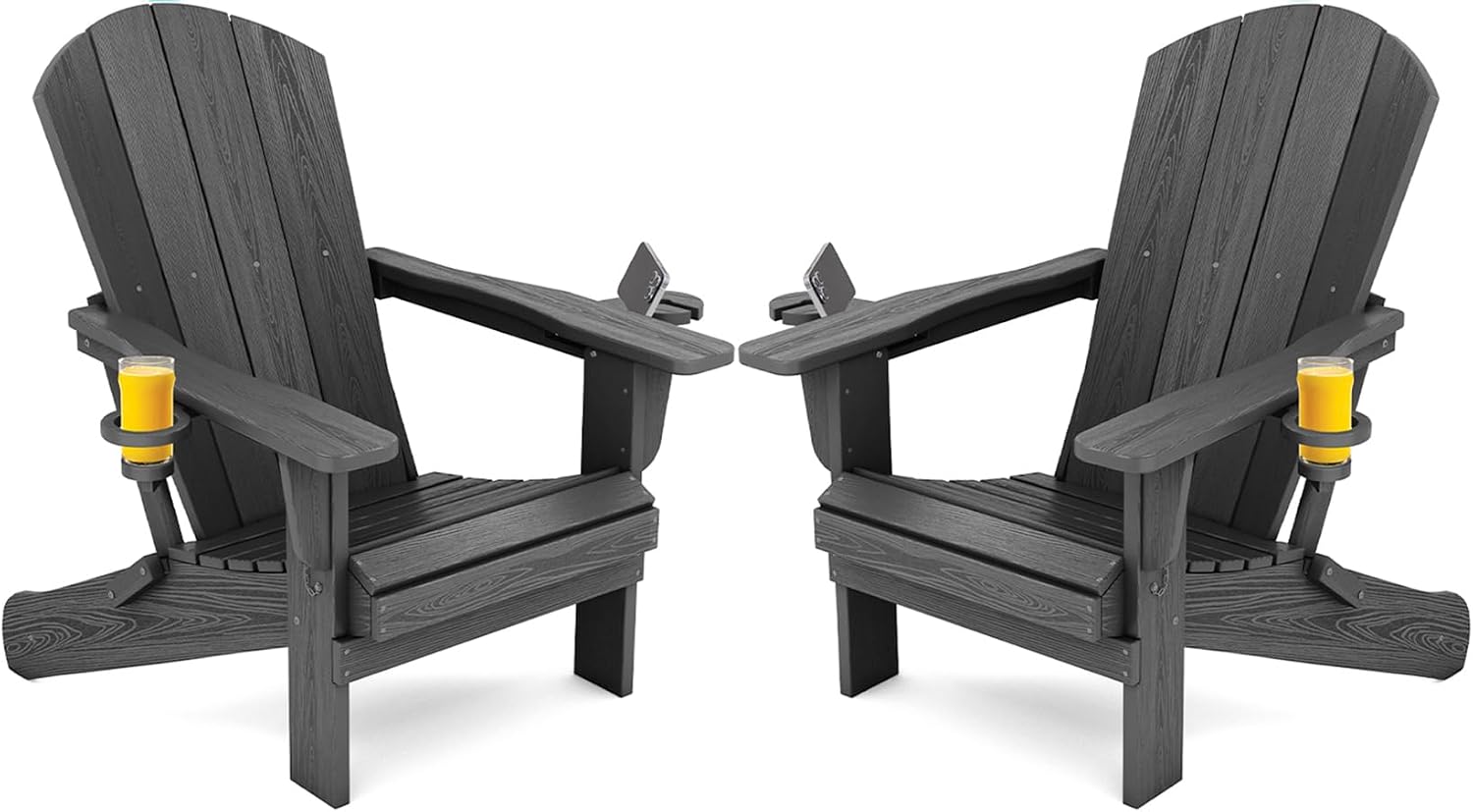 Juego de dos sillas plegables  - Outdoor Furniture Fire Pit reseña y precio
