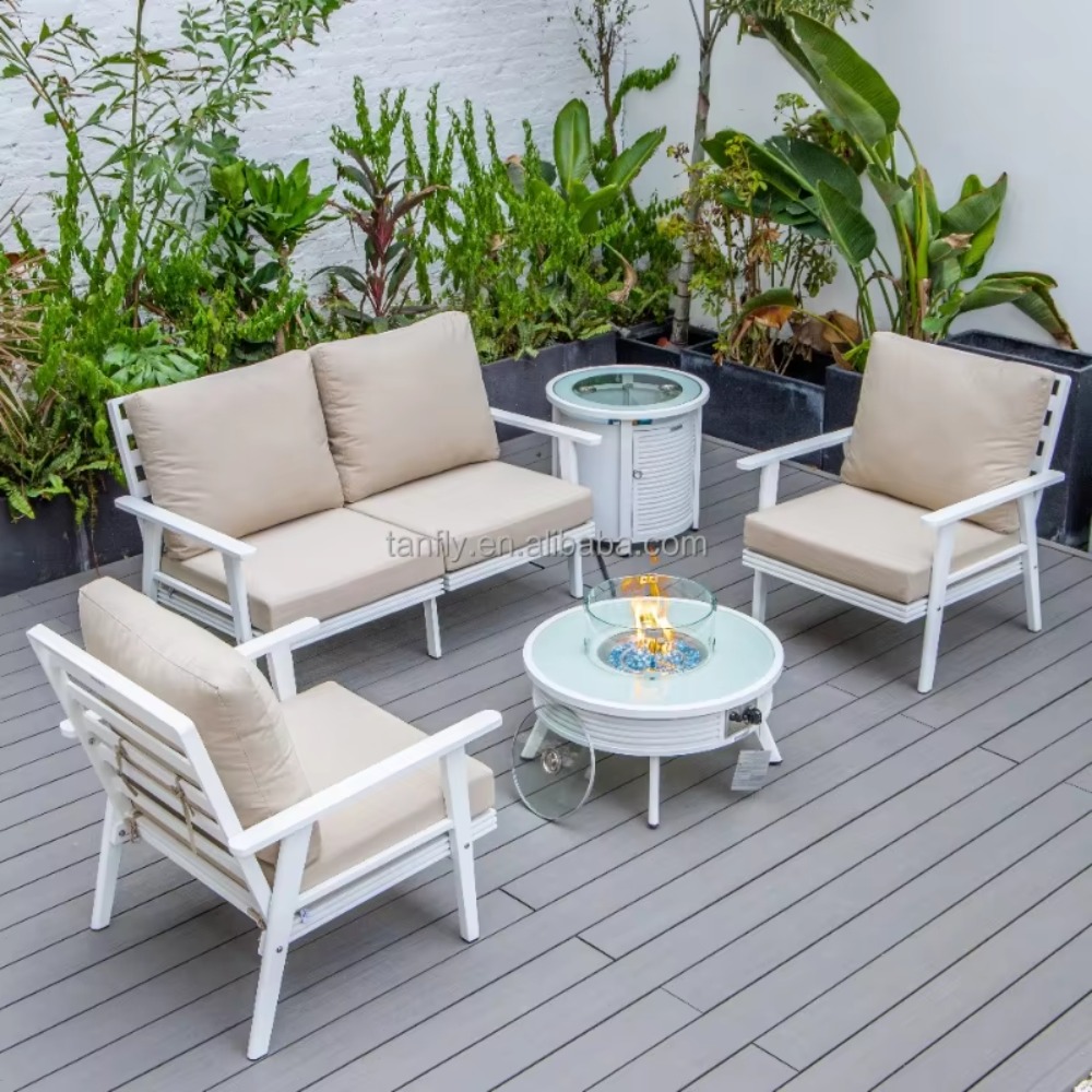 Conjunto de Muebles de Jardín  - Outdoor Furniture Fire Table reseña y precio