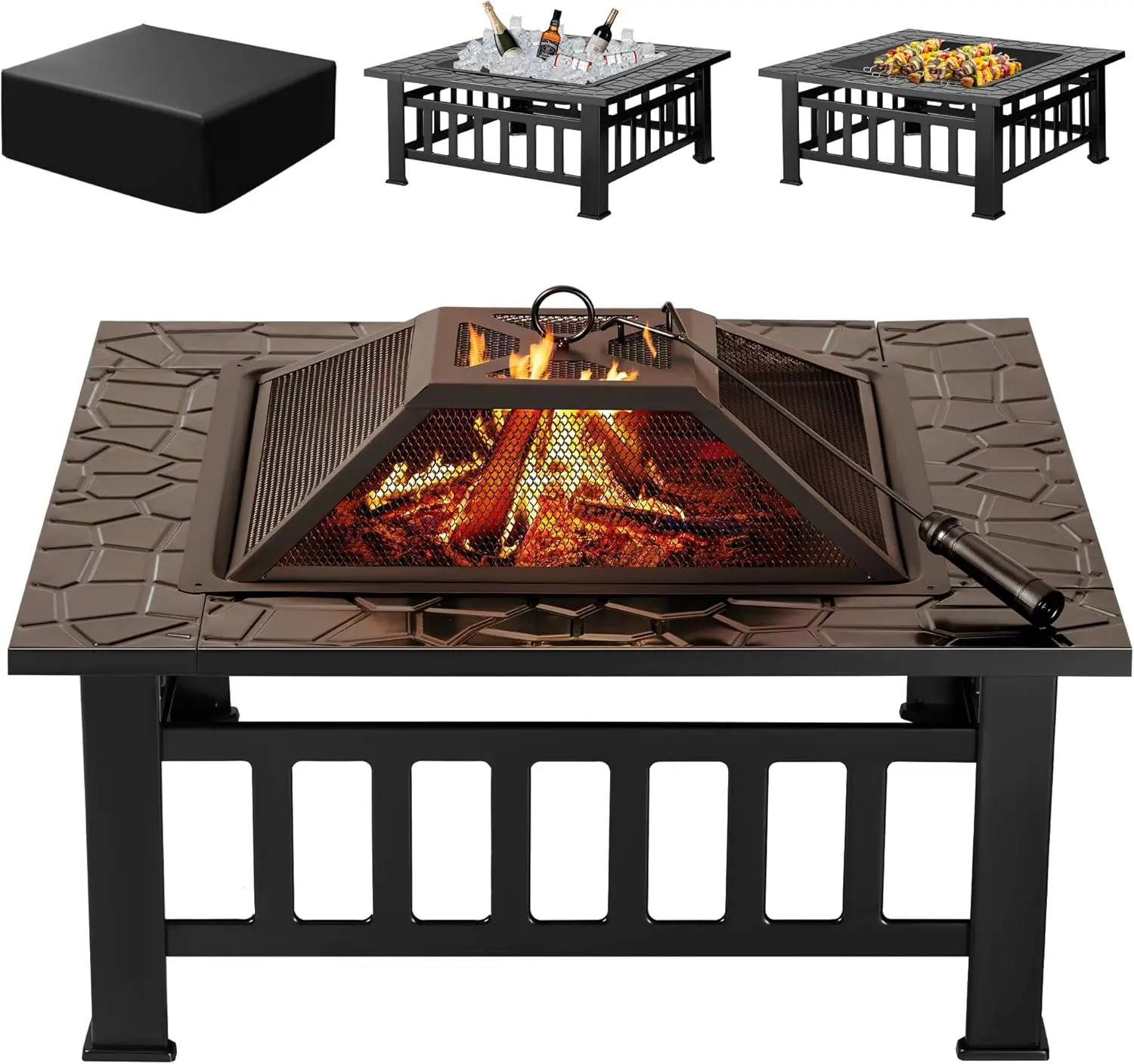 Brasero para Exteriores, Mesa  - Outdoor Furniture Fire Table reseña y precio