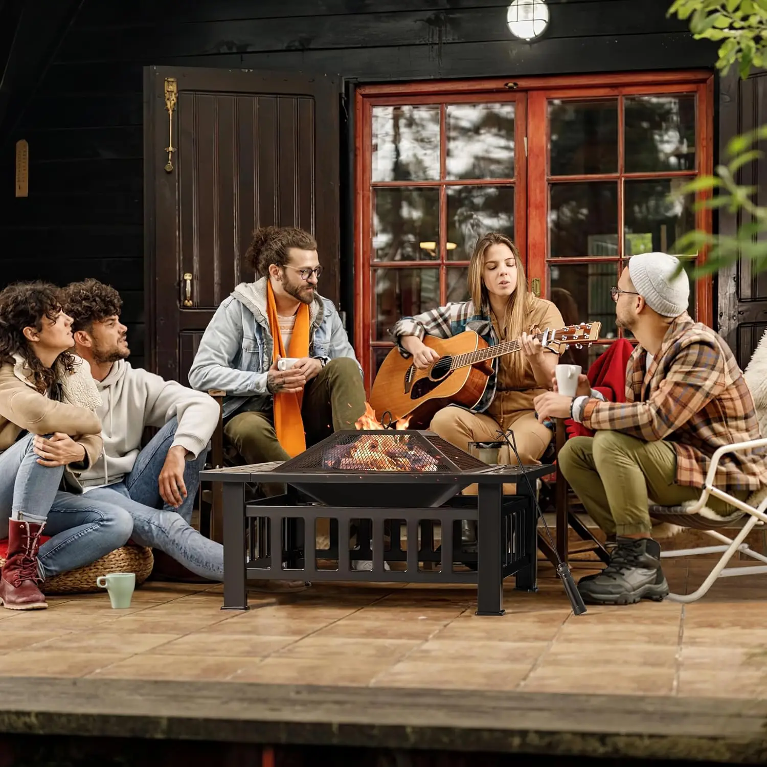 Brasero para Exteriores, Mesa  - Outdoor Furniture Fire Table reseña y precio