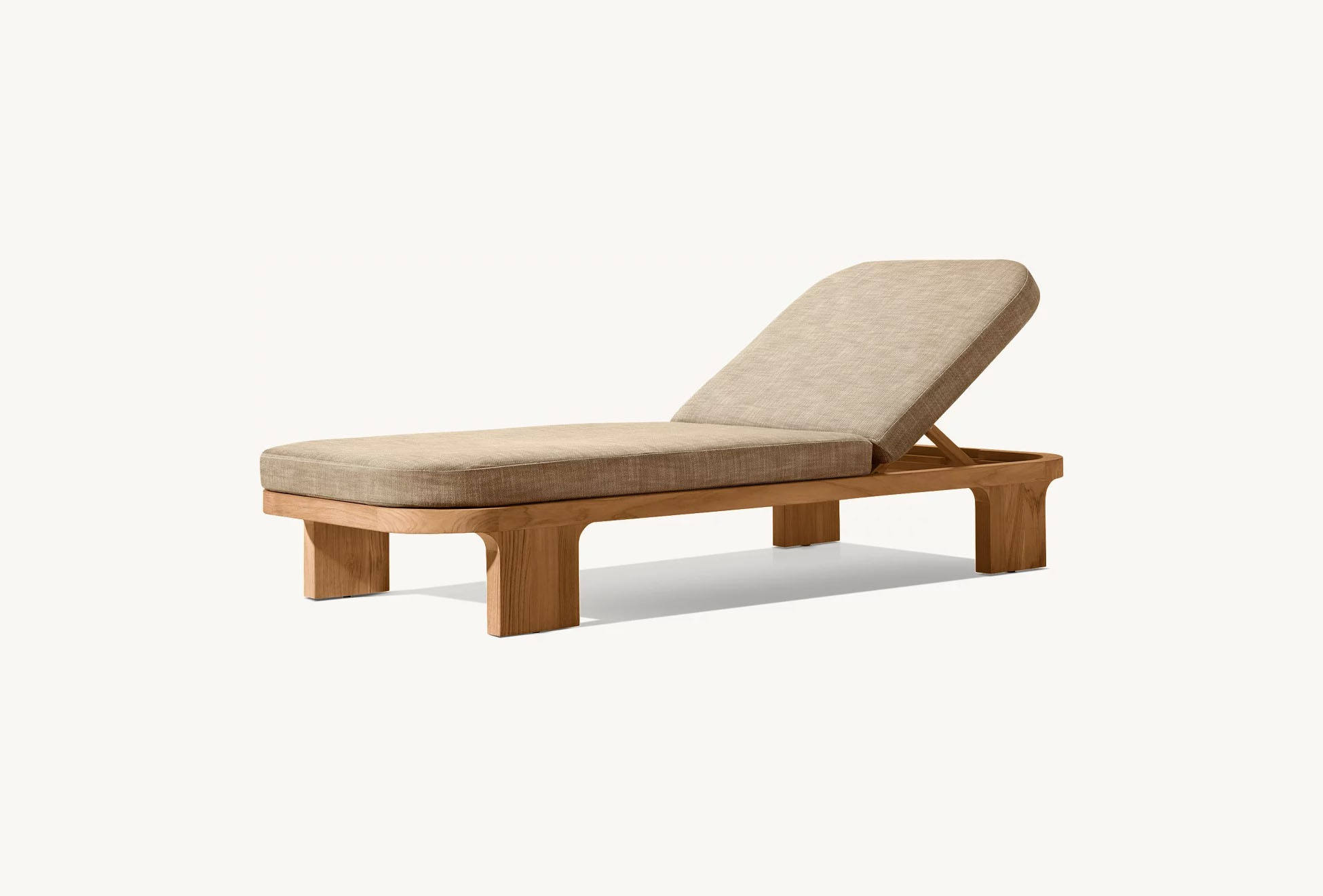 Tumbona de patio de madera de  - Outdoor Furniture Hotel reseña y precio