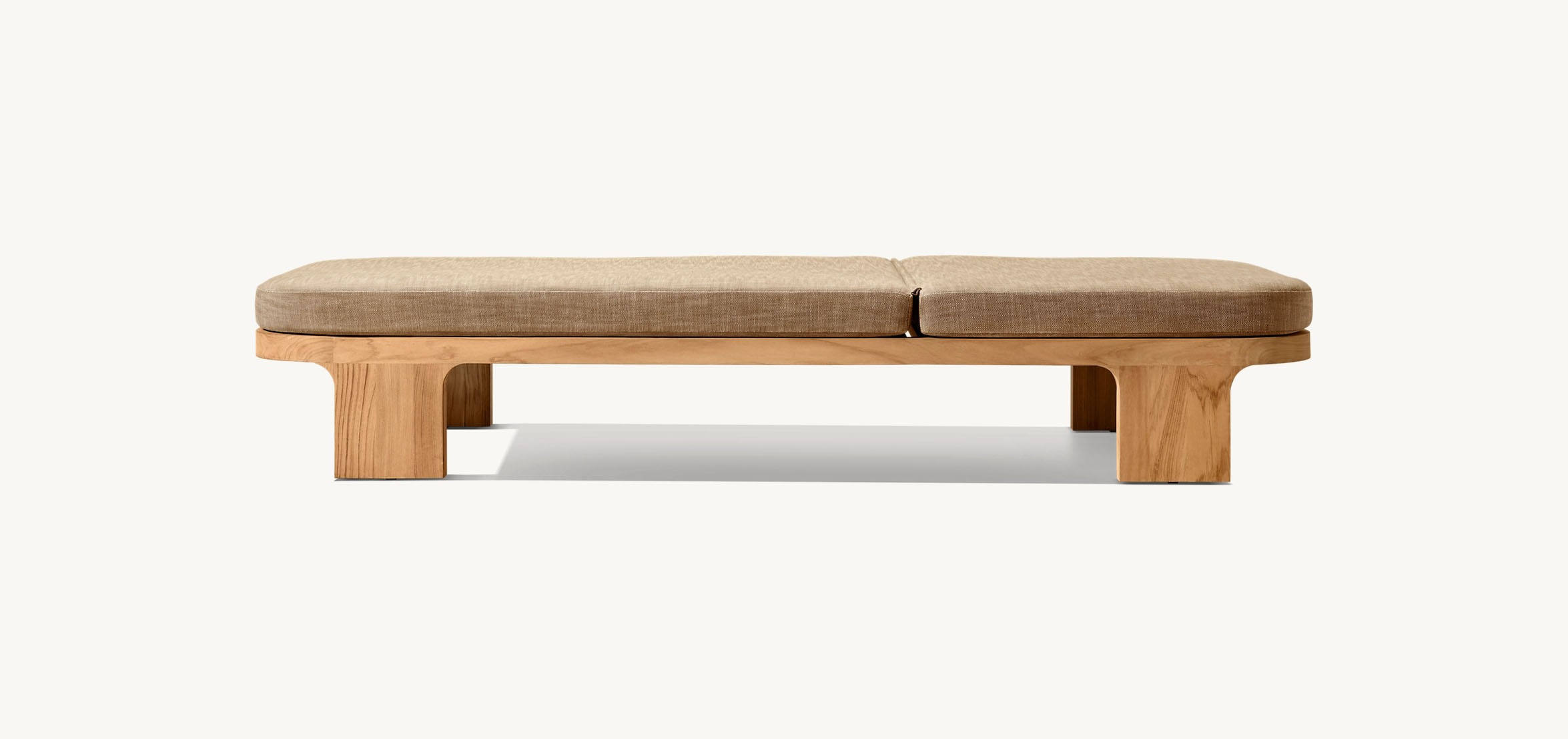 Tumbona de patio de madera de  - Outdoor Furniture Hotel reseña y precio