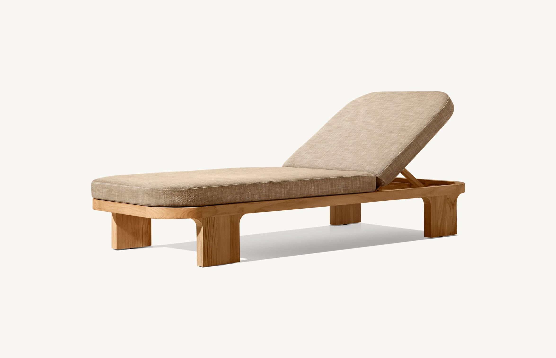 Tumbona de patio de madera de  - Outdoor Furniture Hotel reseña y precio