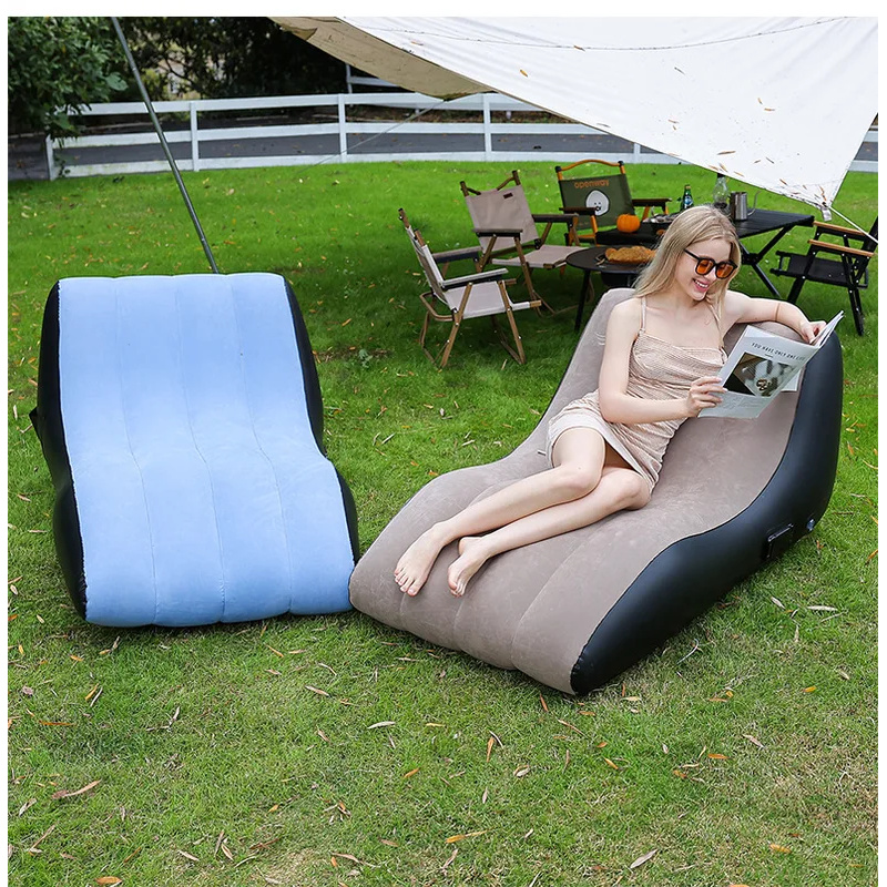Sillón Inflable, Sofá de Aire  - Deck Chair Lounger reseña y precio