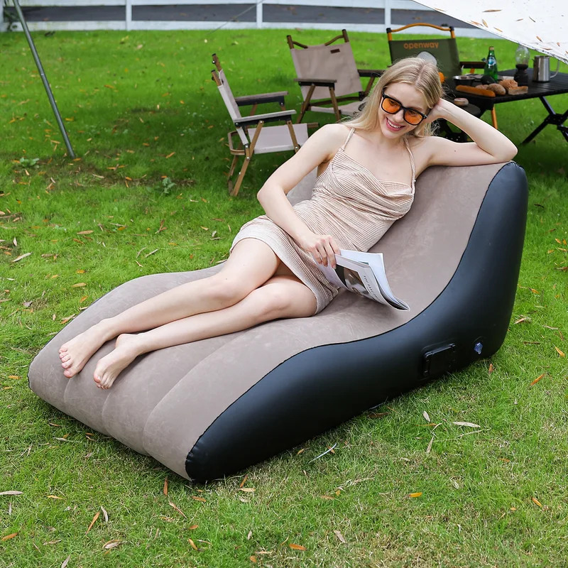 Sillón Inflable, Sofá de Aire  - Deck Chair Lounger reseña y precio