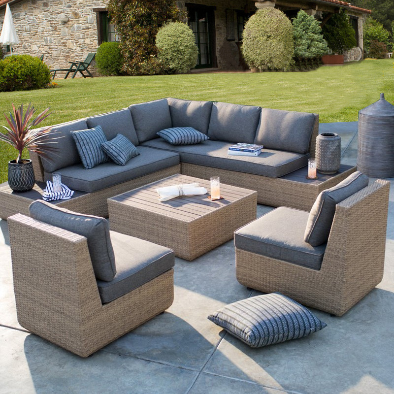 Sofá de Exterior para Patio, J - Outdoor Furniture Hotel reseña y precio