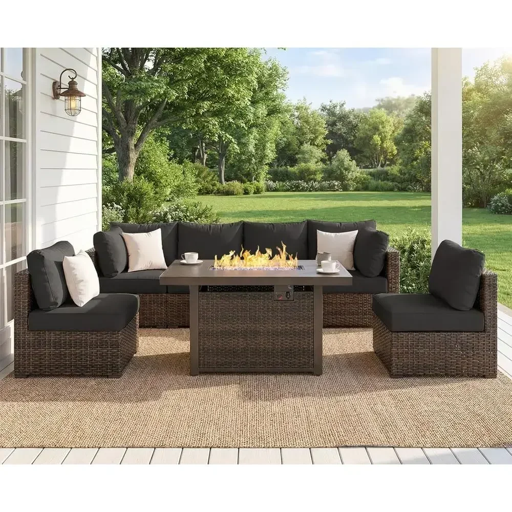 Juego de muebles de patio para - Outdoor Furniture Fire Pit reseña y precio
