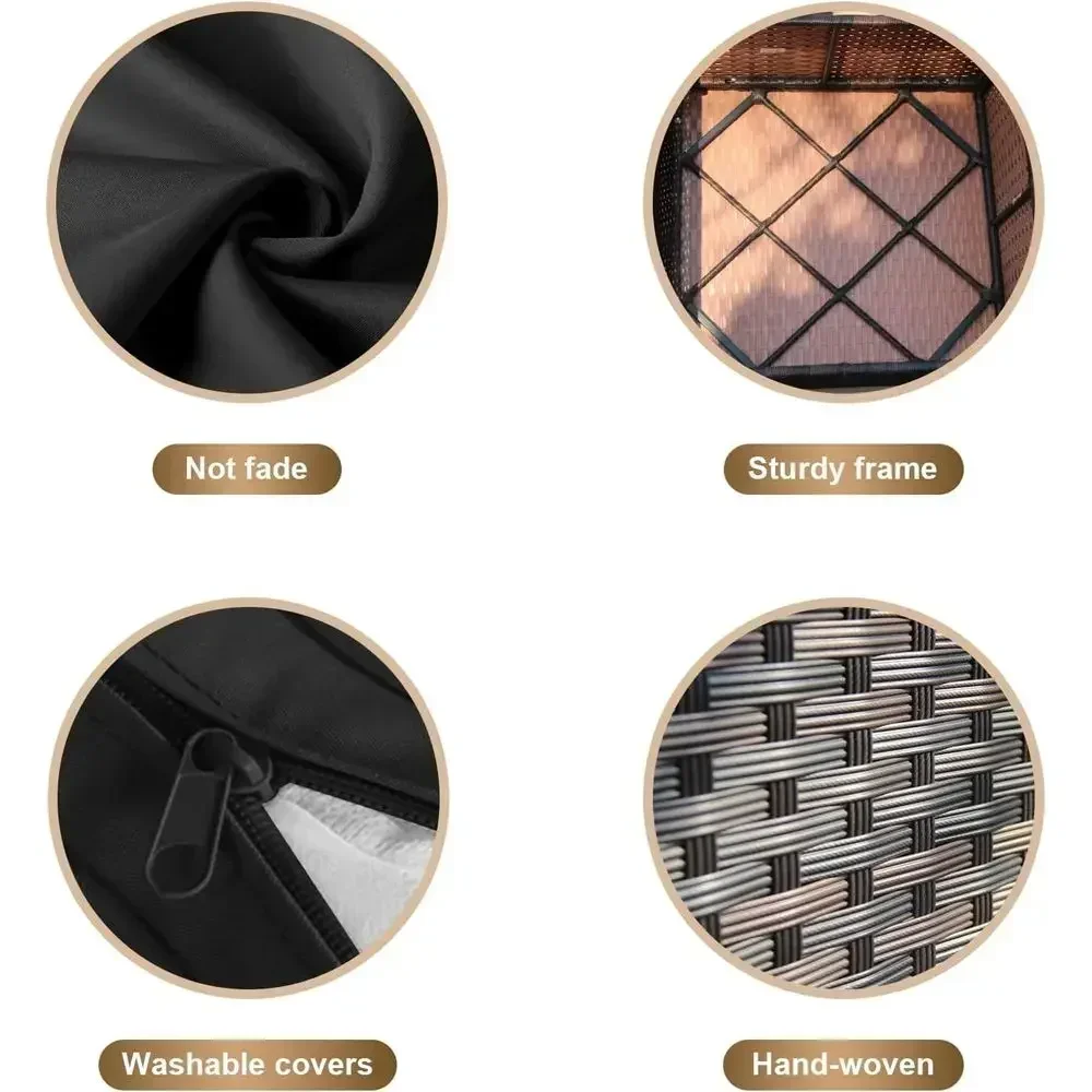 Juego de muebles de patio para - Outdoor Furniture Fire Pit reseña y precio